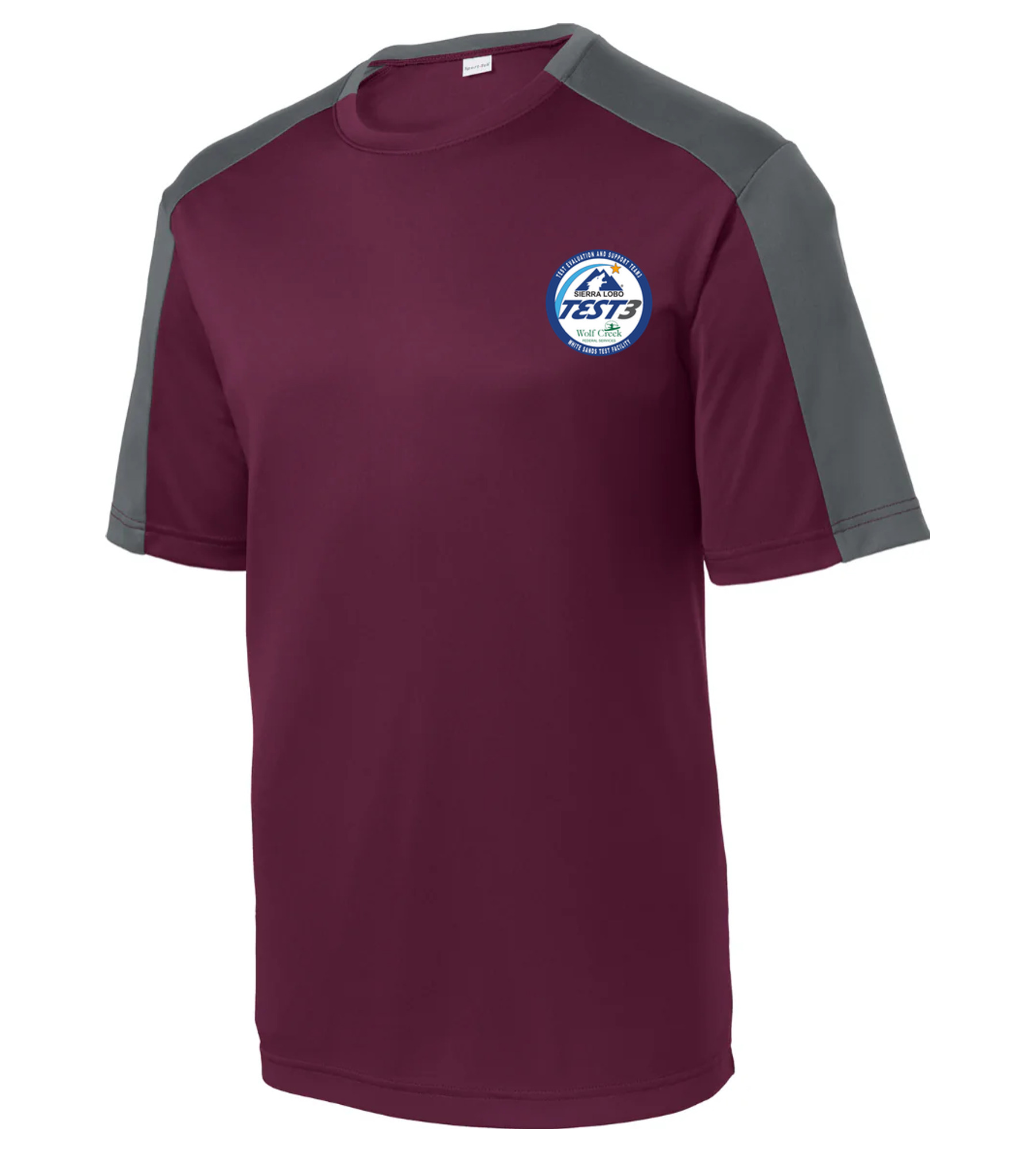 Sport-Tek PosiCharge Competitor Sleeve-Blocked Tee