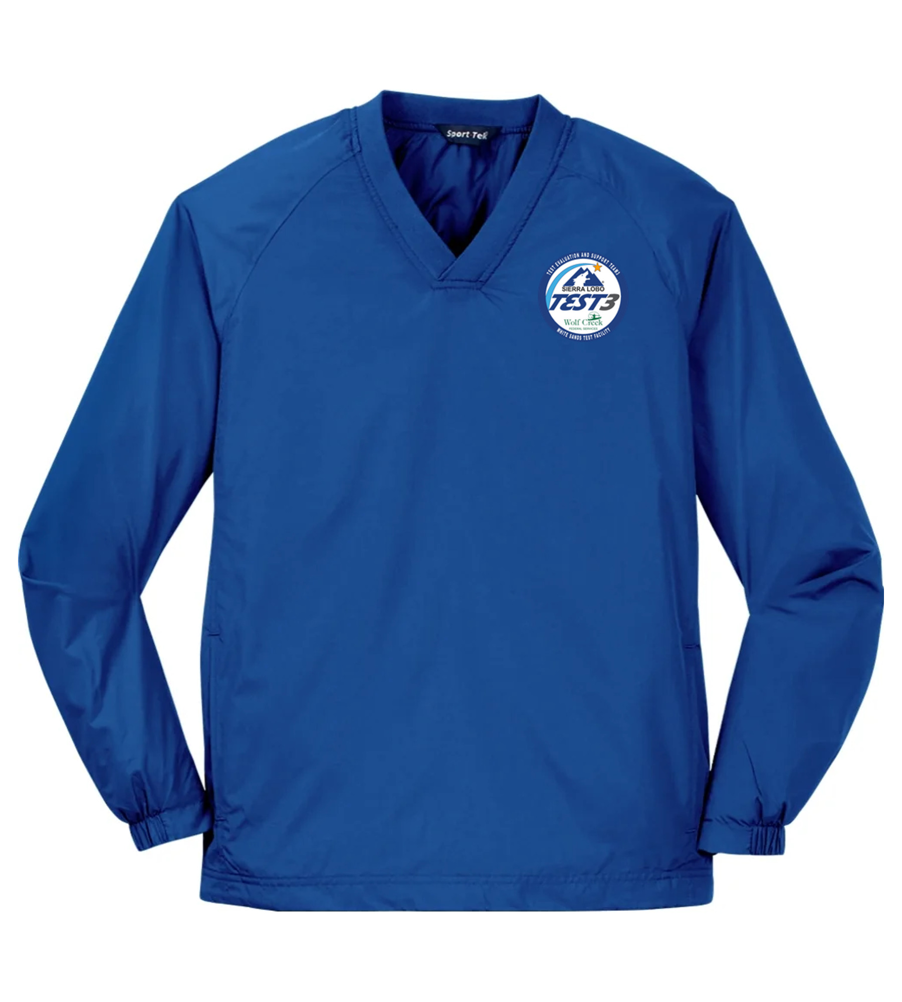 Sport-Tek V-Neck Raglan Wind Shirt